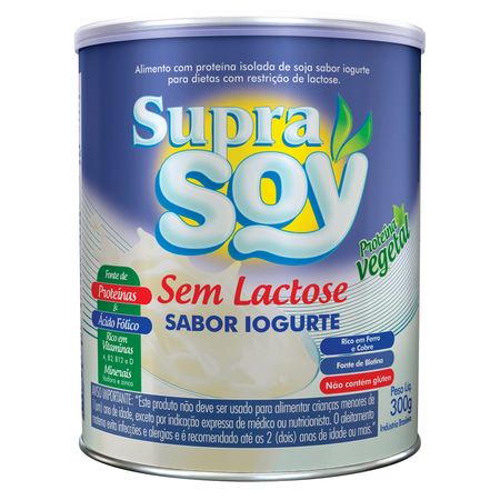 Alimento-em-Po-SupraSoy-Sem-Lactose-Sabor-Iogurte---300g