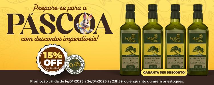 Azeites de 450ml com 15% off